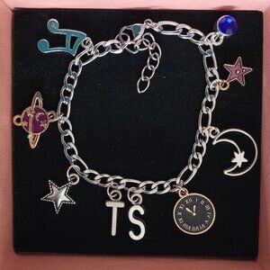 New Taylor Swift "Midnights Eras" Inspired Stainless Steel Charm Bracelet